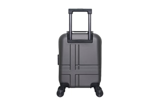 Valise cabine low cost (XS) Uster - 46 cm  - Noir, rouge, argenté et gris