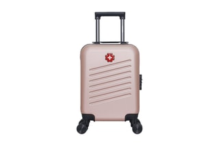 Valise cabine low cost (XS) Zurich - 46 cm  - Noir, rouge, rose, doré et argenté