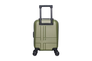 Valise cabine low cost (XS) Uster - 46 cm  - Noir, rouge, vert et argenté