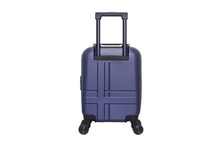 Valise cabine low cost (XS) Uster - 46 cm  - Noir, rouge, bleu et argenté