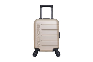 Valise cabine low cost (XS) Aigle - 46 cm  - Noir, beige, rouge et argenté