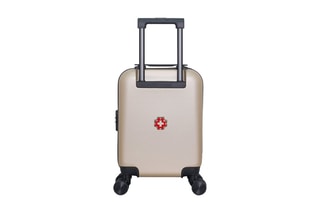 Valise cabine low cost (XS) Aigle - 46 cm  - Noir, beige, rouge et argenté