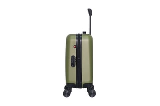 Valise cabine low cost (XS) Rüti - 46 cm  - Noir, rouge, vert et argenté
