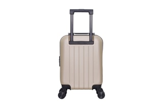 Valise cabine low cost (XS) Rüti - 46 cm  - Noir, beige, rouge et argenté