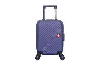 Valise cabine low cost (XS) Spiez - 46 cm  - Noir, rouge, bleu et argenté