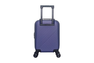 Valise cabine low cost (XS) Spiez - 46 cm  - Noir, rouge, bleu et argenté