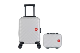 XXS Trolley en Beautycase Spiez (XXS/K) - 46/30 cm - Grijs