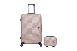 Valise grand volume et vanity Spiez (L/K) - 75/30 cm - Rose