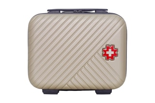 Vanity Spiez K - 23 cm  - Noir, beige, rouge et argenté