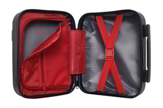 Vanity Uster K - 23 cm  - Noir, rouge et argenté