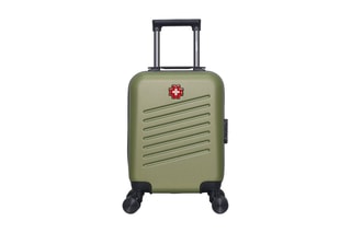 Valise cabine low cost (XS) Zurich - 46 cm  - Noir, rouge, vert et argenté