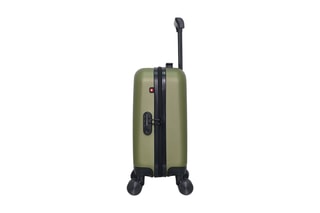 Valise cabine low cost (XS) Zurich - 46 cm  - Noir, rouge, vert et argenté