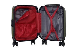Valise cabine low cost (XS) Zurich - 46 cm  - Noir, rouge, vert et argenté