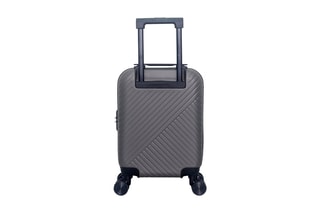 Valise cabine low cost (XS) Spiez - 46 cm  - Noir, rouge, argenté et gris