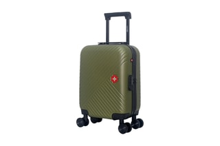 Valise cabine low cost (XS) Spiez - 46 cm  - Noir, rouge, vert et argenté