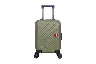 Valise cabine low cost (XS) Spiez - 46 cm  - Noir, rouge, vert et argenté
