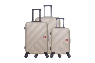 Set de 3 valises Spiez  - - Beige et noir
