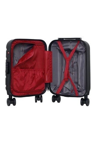 Valise cabine low cost Aigle (XS)  -  46 cm - Argenté, noir et rouge