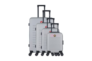 Set de 4 valises (XS/S/M/L) Wil - 46/55/65/75 cm  - Gris