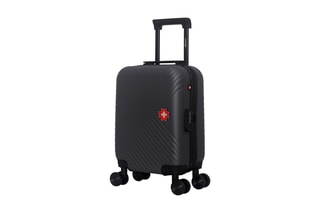 Valise cabine low cost (XS) Spiez - 46 cm  - Noir, rouge et argenté