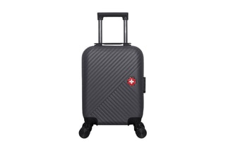 Valise cabine low cost (XS) Spiez - 46 cm  - Noir, rouge et argenté