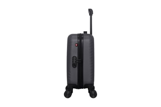 Valise cabine low cost (XS) Spiez - 46 cm  - Noir, rouge et argenté