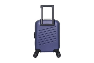 Valise cabine low cost (XS) Zurich - 46 cm  - Noir, rouge, bleu et argenté
