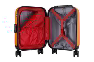 Valise cabine low cost (XS) Ruti - 46 cm - Orange