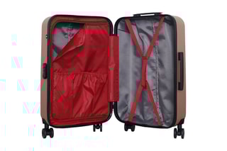 Valise semaine (M) Zurich - 65 cm  - Blanc, noir, rouge, rose et doré