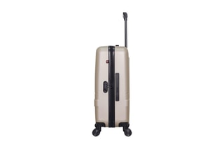 Valise semaine (M) Uster - 65 cm  - Noir, beige, rouge et argenté