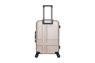 Valise semaine (M) Uster - 65 cm  - Noir, beige, rouge et argenté