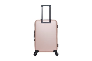 Valise semaine (M) Wil - 65 cm  - Blanc, noir, rose et doré
