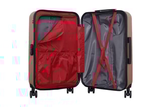 Valise semaine (M) Wil - 65 cm  - Blanc, noir, rose et doré