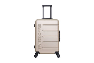 Valise semaine (M) Aigle - 65 cm  - Noir, beige, rouge et argenté