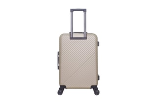 Valise semaine (M) Spiez - 65 cm  - Noir, beige, rouge et argenté