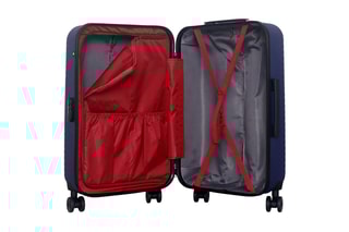 Valise semaine (M) Spiez - 65 cm  - Noir, rouge, bleu et argenté