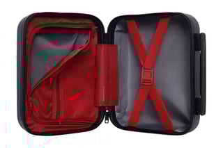 Vanity Zurich K - 23 cm  - Noir, rouge, bleu et argenté