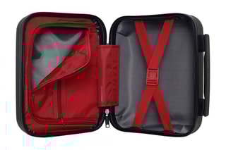 Vanity Zurich K - 23 cm  - Noir, rouge, bleu et argenté