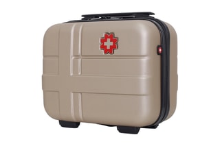 Vanity Uster K - 23 cm  - Noir, beige, rouge et argenté