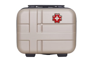 Vanity Uster K - 23 cm  - Noir, beige, rouge et argenté