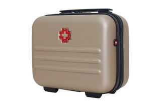 Vanity Wil K - 23 cm  - Noir, beige, rouge et argenté