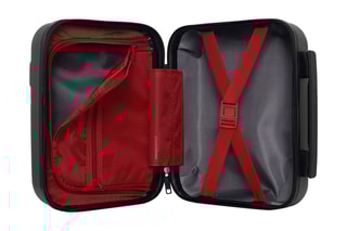 Vanity Uster K - 23 cm  - Noir, rouge, argenté et gris