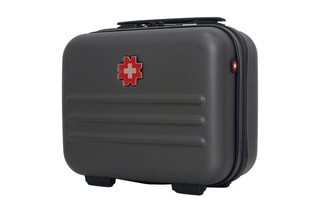 Vanity Wil K - 23 cm  - Noir, rouge, argenté et gris