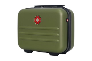 Vanity Wil K - 23 cm  - Noir, rouge, vert et argenté