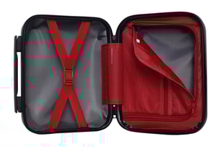 Vanity Wil K - 23 cm  - Noir, rouge, vert et argenté