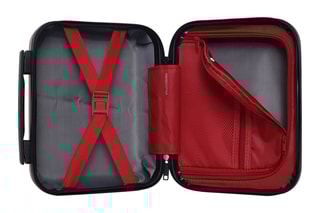 Vanity Wil K - 23 cm  - Noir, rouge, rose, doré et argenté