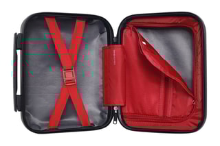 Vanity Wil K - 23 cm  - Noir, rouge et argenté