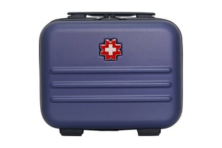 Vanity Wil K - 23 cm  - Noir, rouge, bleu et argenté