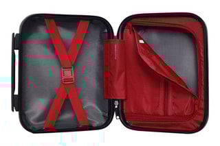 Vanity Wil K - 23 cm  - Noir, rouge, bleu et argenté