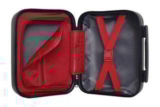 Vanity Aigle K - 23 cm  - Noir, rouge, argenté et gris